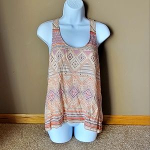 American Eagle Aztec Design Size Medium  Tank Top